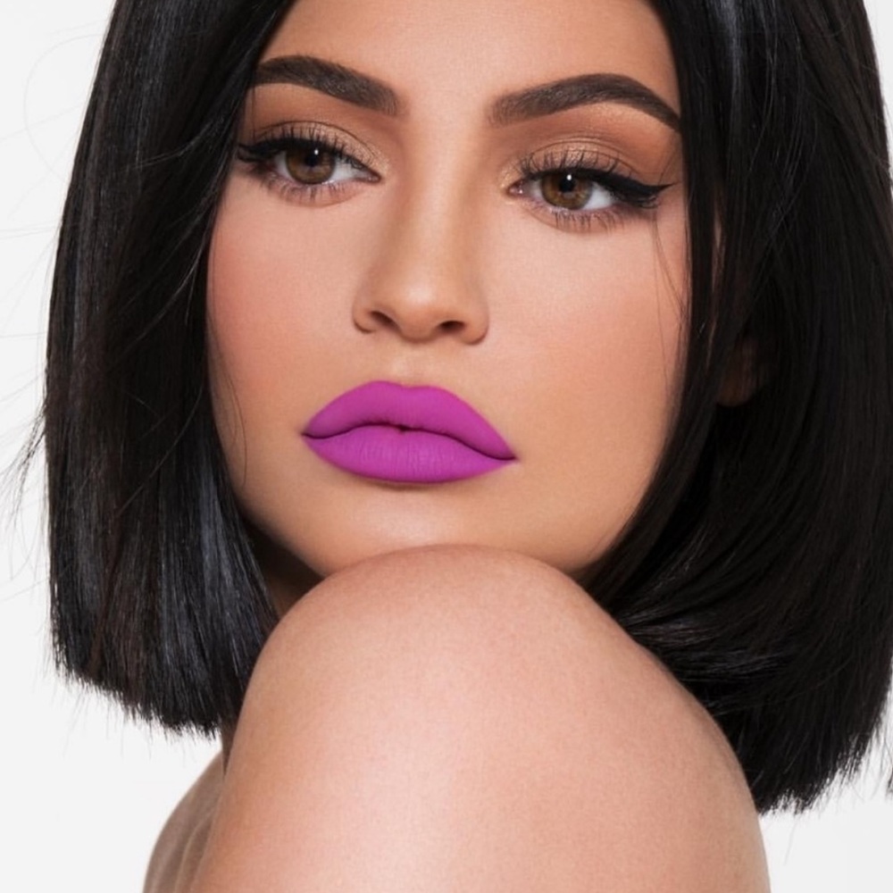 Kylie Jenner matte liquid lipstick color June bug